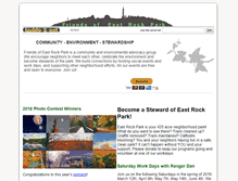 Tablet Screenshot of friendsofeastrockpark.org